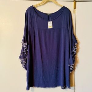 Cha Cha Vente shirt, periwinkle size XL